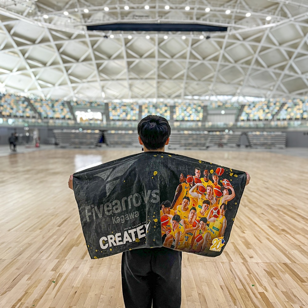 受注/23日まで】20thメモリアルバスタオル｜香川ファイブアローズ｜B