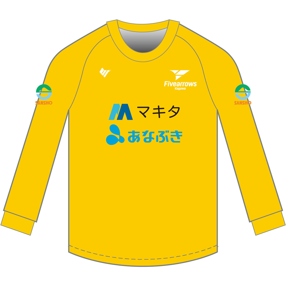 【すぐにお届け】【#46今林萌】シューティングシャツ-長袖イエロー-【プロコレクション】 詳細画像 6