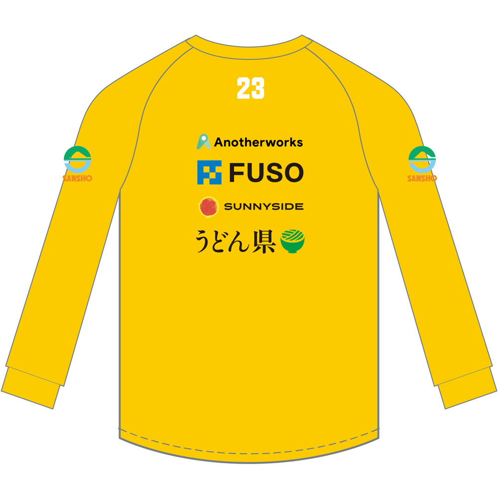 【すぐにお届け】【#46今林萌】シューティングシャツ-長袖イエロー-【プロコレクション】 詳細画像 7