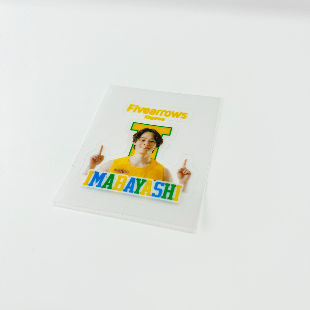 【ガチャ】クリアステッカー(2枚組) 詳細画像 1カラー 2