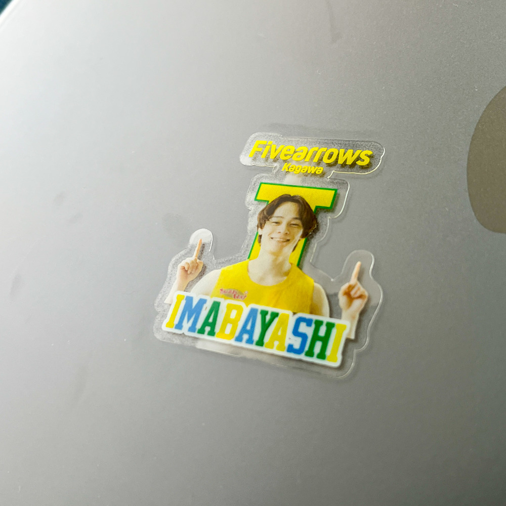 【ガチャ】クリアステッカー(2枚組) 詳細画像 1カラー 3