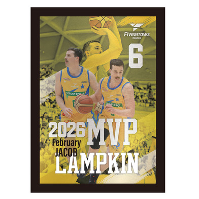 【メタルグラフィー】ジェイコブ・ランプキン選手ブースター投票月間MVP選出記念メタルグラフィー【受注/4月6日まで】
