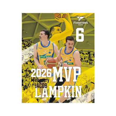 【キャンバスボード】ジェイコブ・ランプキン選手ブースター投票月間MVP選出記念キャンバスボード【受注/4月6日まで】