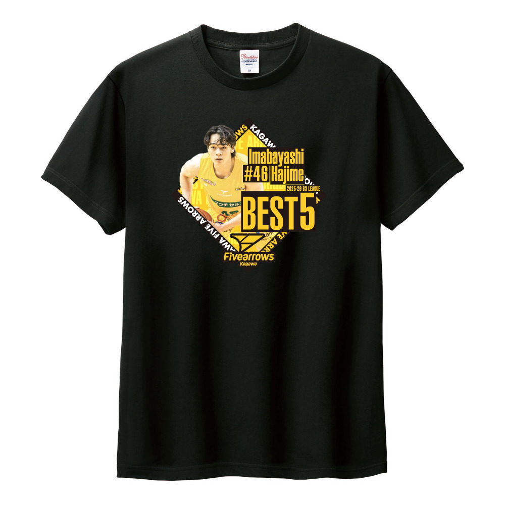 【受注/6日まで】今林萌年間ベスト5記念Tシャツ 詳細画像 ブラック 1