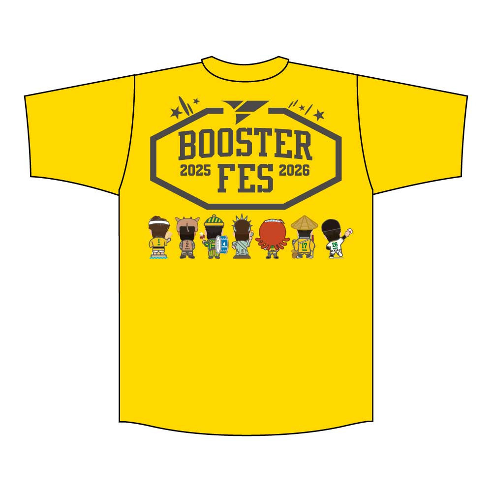 2025-26ブースターフェスTシャツ 詳細画像 イエロー 1