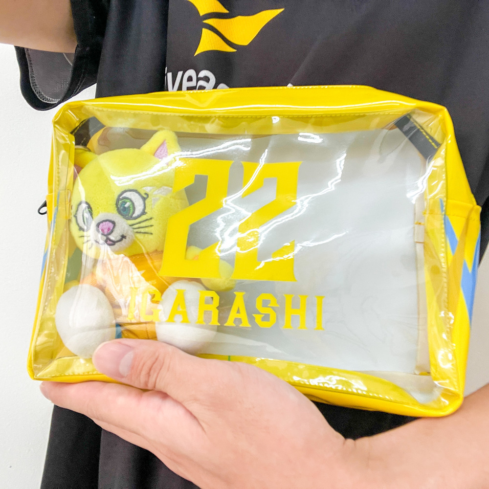 【受注/24日まで】プレーヤーズPVCスクエアポーチ 詳細画像 イエロー 6