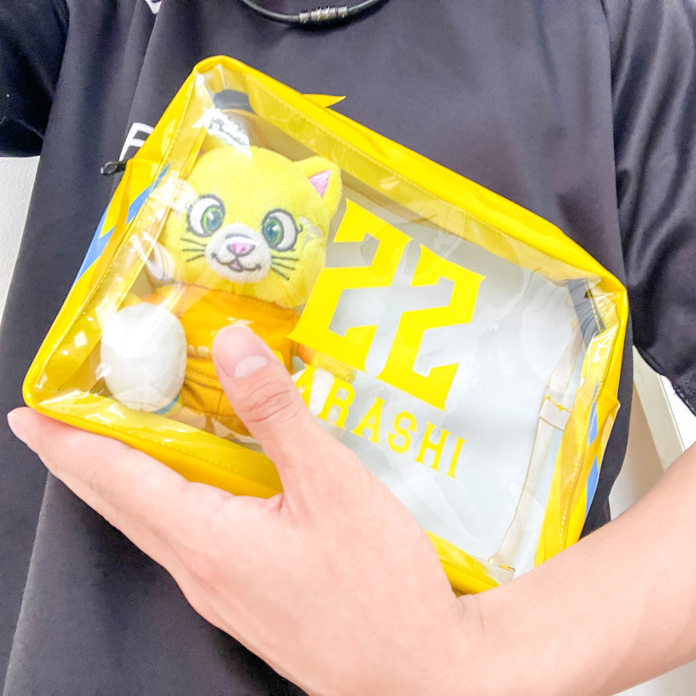 【受注/24日まで】プレーヤーズPVCスクエアポーチ 詳細画像 イエロー 8