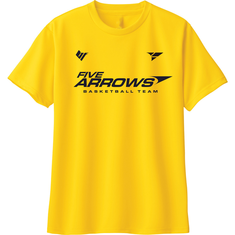 トレーニングTシャツ(FIVE ARROWS) 詳細画像 イエロー 1