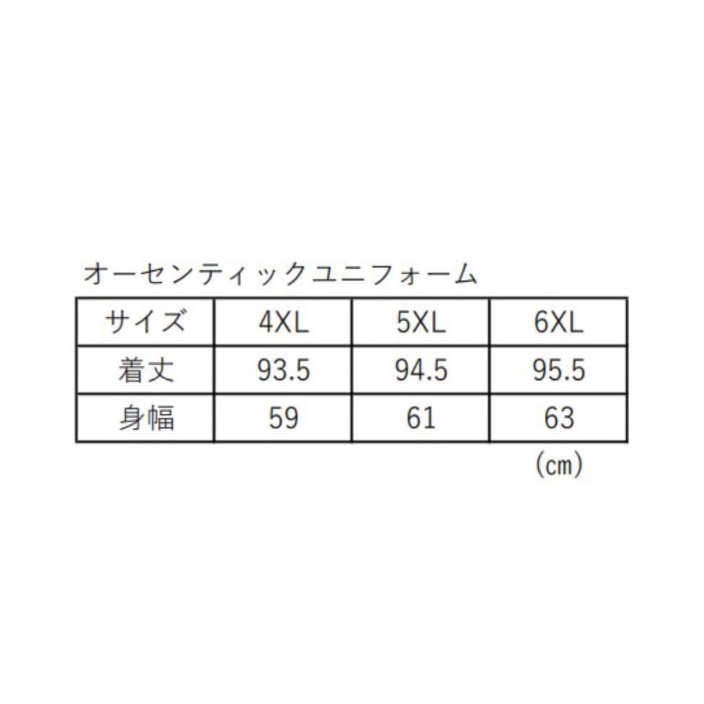 【受注】HOMEオーセンティックユニフォーム2025-26（4XL～6XL） 詳細画像 1カラー 2