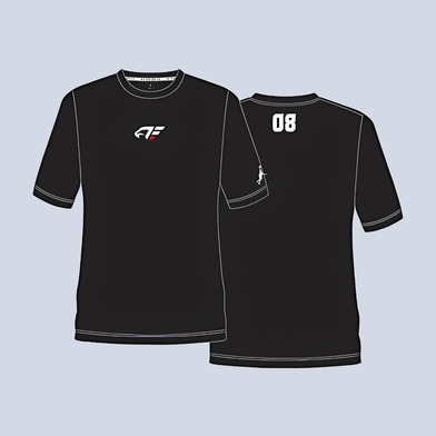 【受注】プラクティスウェア（半袖）ブラック（S-3XL）