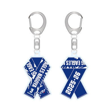 選手ナンバーネームタオルキーホルダー