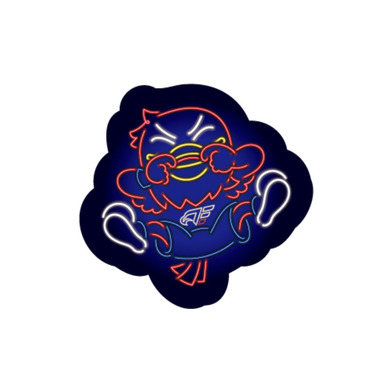 ネオンデザイン ダイカットステッカー(リードくん)