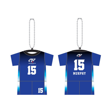 ナンバーTシャツ型クッションキーホルダー