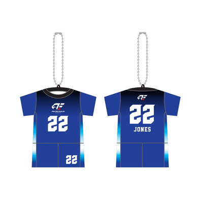 ナンバーTシャツ型クッションキーホルダー