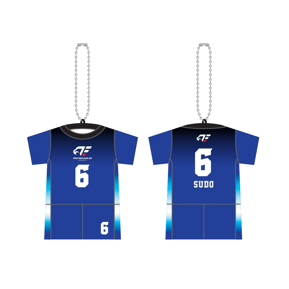 ナンバーTシャツ型クッションキーホルダー 詳細画像 #6 須藤 1