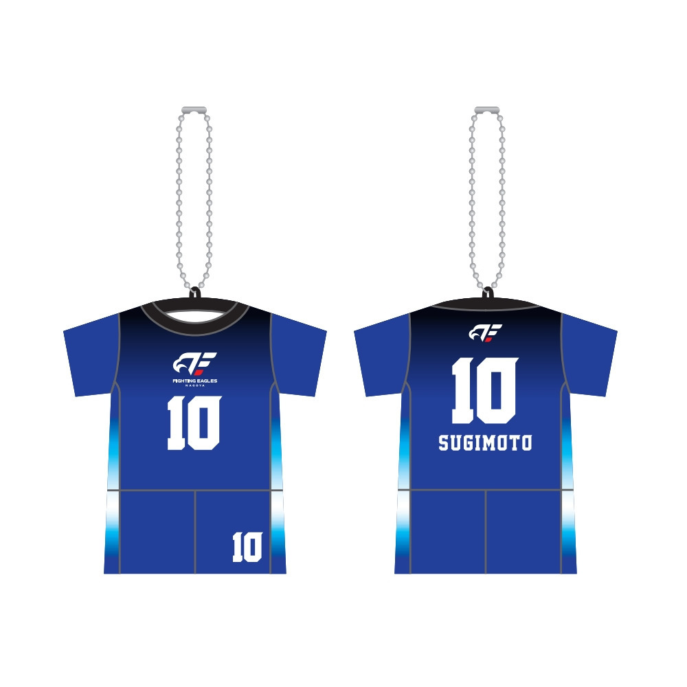 ナンバーTシャツ型クッションキーホルダー 詳細画像 #10 杉本 1