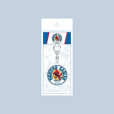 ホワイトアクリルキーホルダー（旧ロゴ）