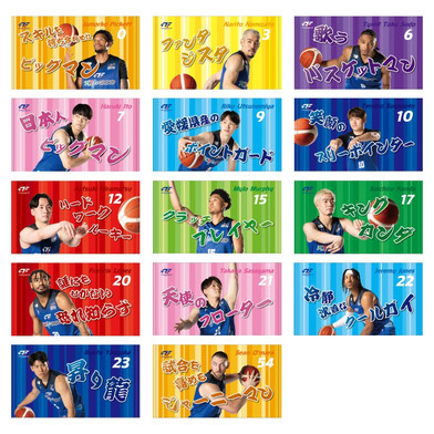 選手キャッチコピープチタオル