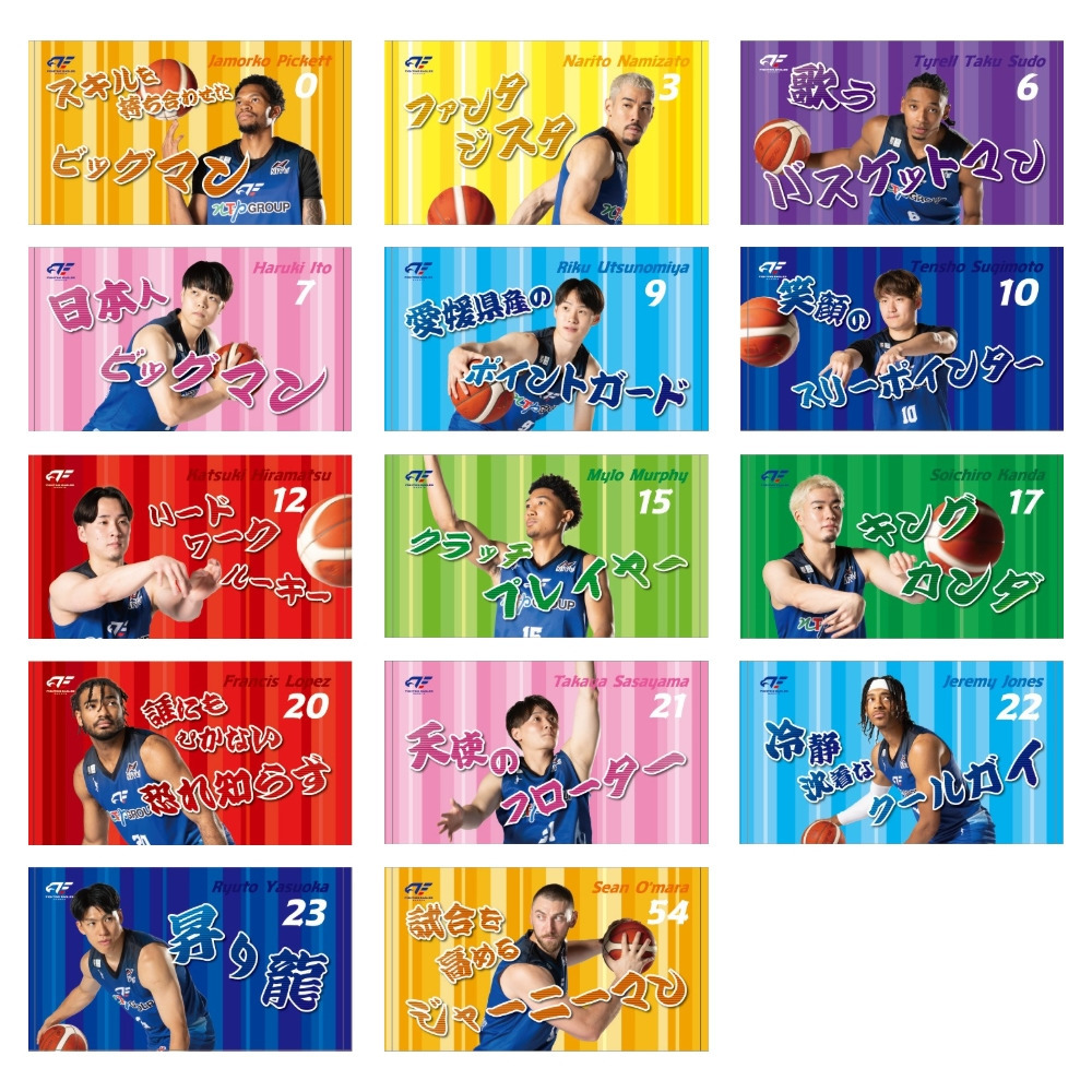 キャッチ・コピー 選手キャッチコピープチタオル｜ファイティングイーグルス名古屋｜B