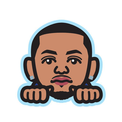 似顔絵アクリルマグネットクリップ