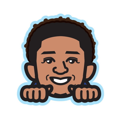 似顔絵アクリルマグネットクリップ