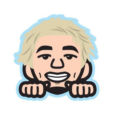 似顔絵アクリルマグネットクリップ