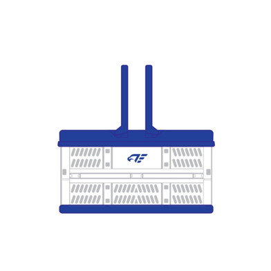 ハンドル付き折りたたみコンテナ