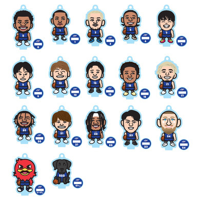 似顔絵ミニアクリルスタンドキーホルダー