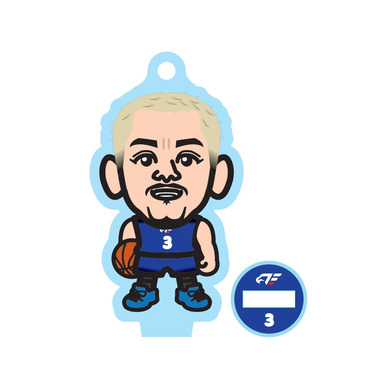 似顔絵ミニアクリルスタンドキーホルダー