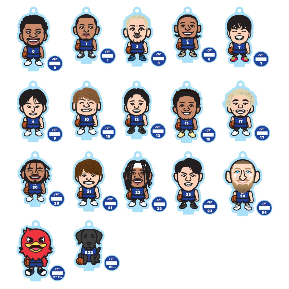 似顔絵ミニアクリルスタンドキーホルダー 詳細画像 #22 JONES 3