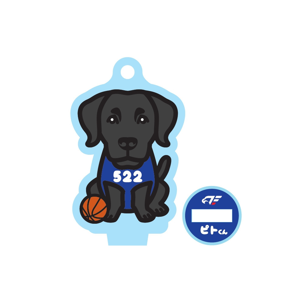 似顔絵ミニアクリルスタンドキーホルダー 詳細画像 #522 ピトくん 1