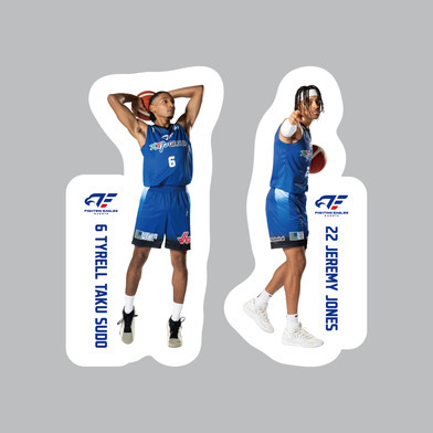 選手ステッカー(2枚組)