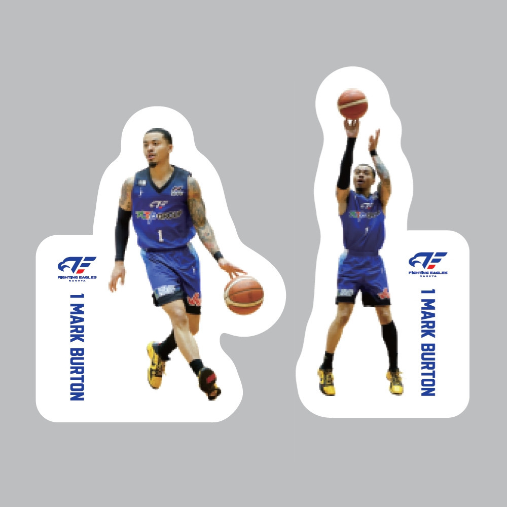 選手ステッカー(2枚組) 詳細画像 #1 BURTON 1