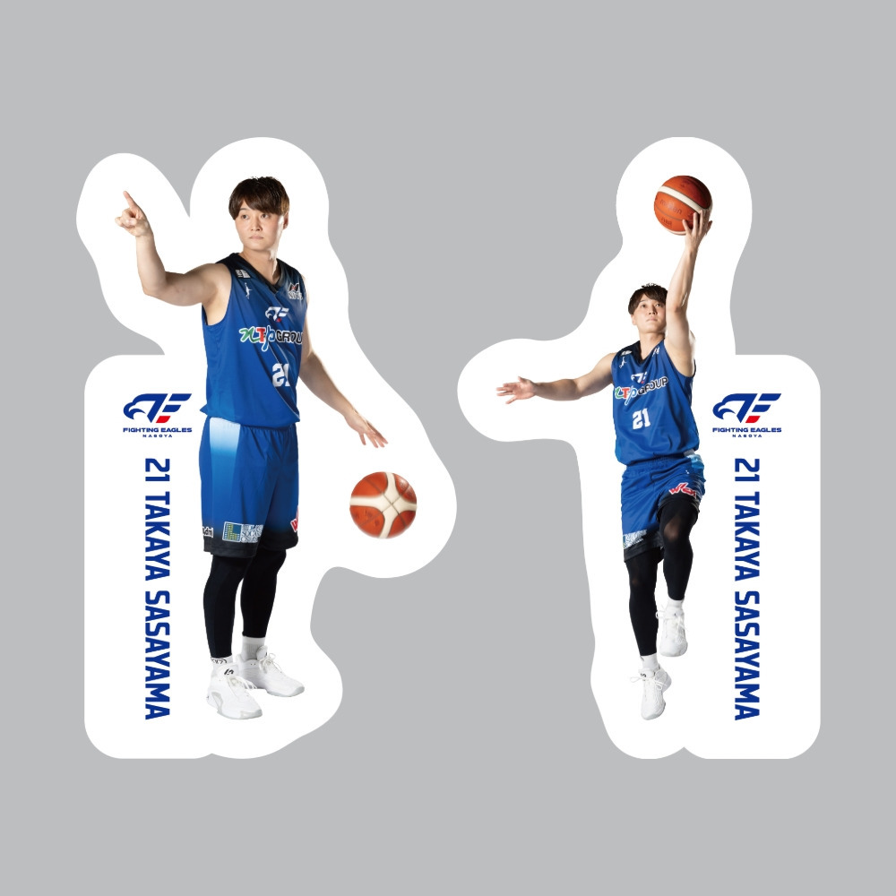 選手ステッカー(2枚組) 詳細画像 #21 笹山 1