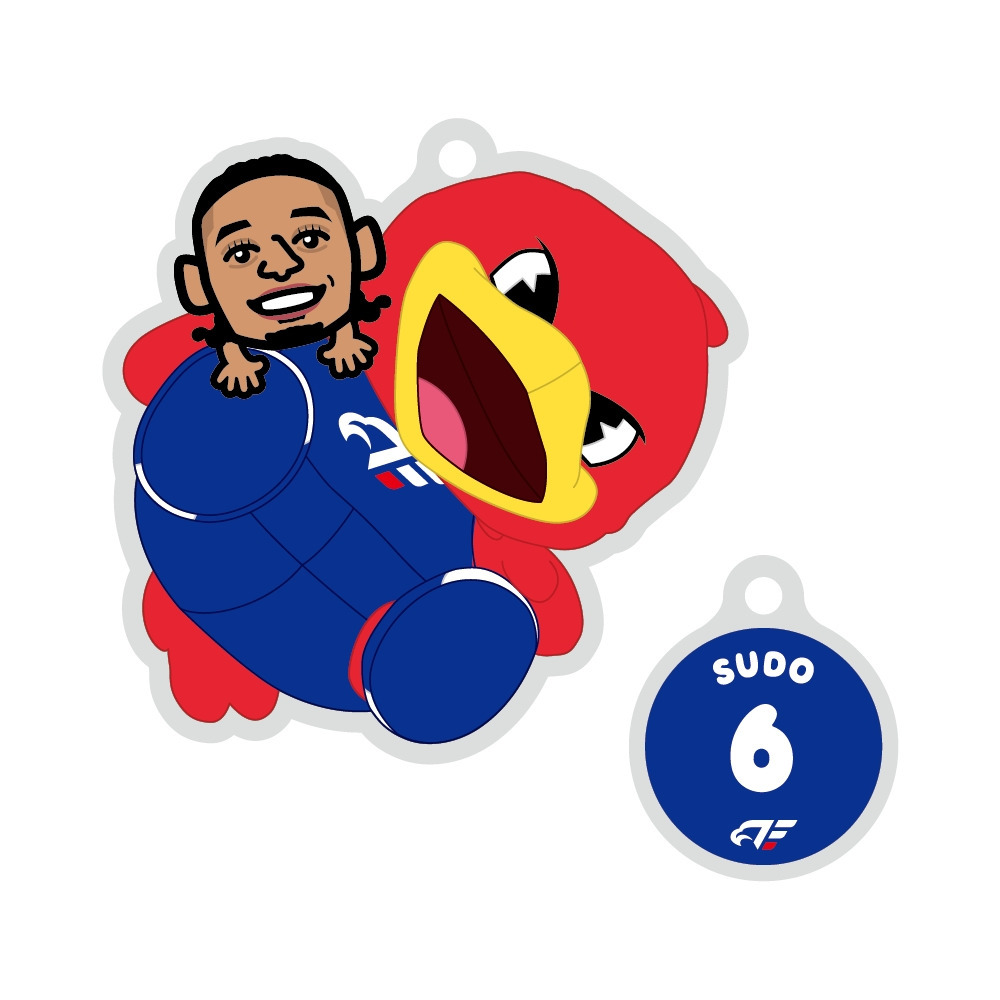 「特大リードくんといっしょ」ワイヤーリングキーホルダー 詳細画像 #6 須藤 1