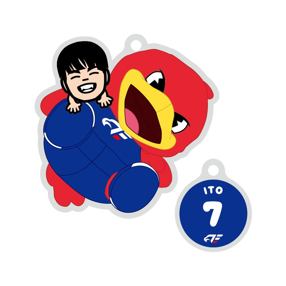 「特大リードくんといっしょ」ワイヤーリングキーホルダー 詳細画像 #7 伊藤 1