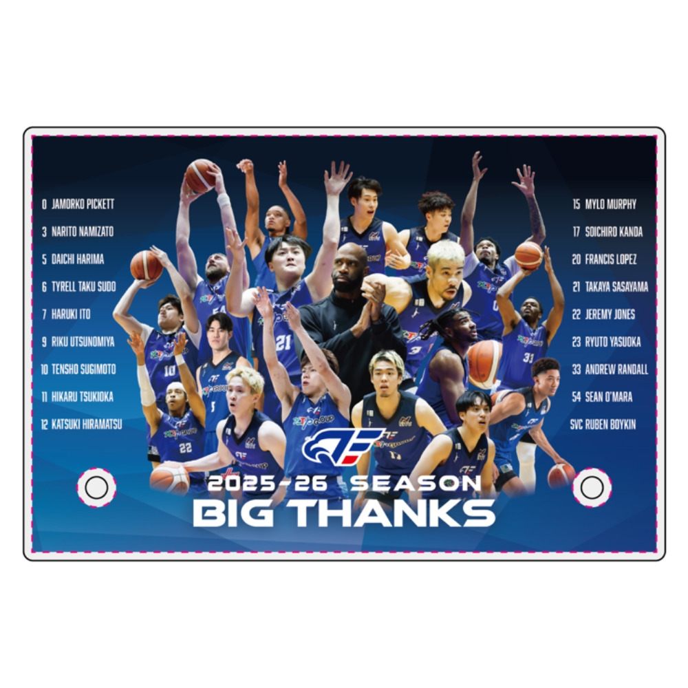 FE名古屋 2025-26 SEASON BIG THANKSアクリルプレート 詳細画像 1カラー 1