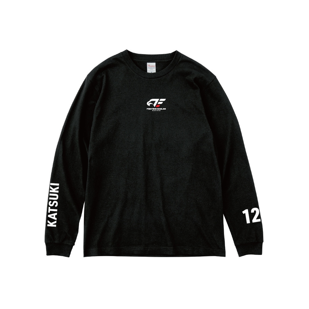 【受注】プレーヤーズロングTシャツ【黒】 詳細画像 #12 平松 1