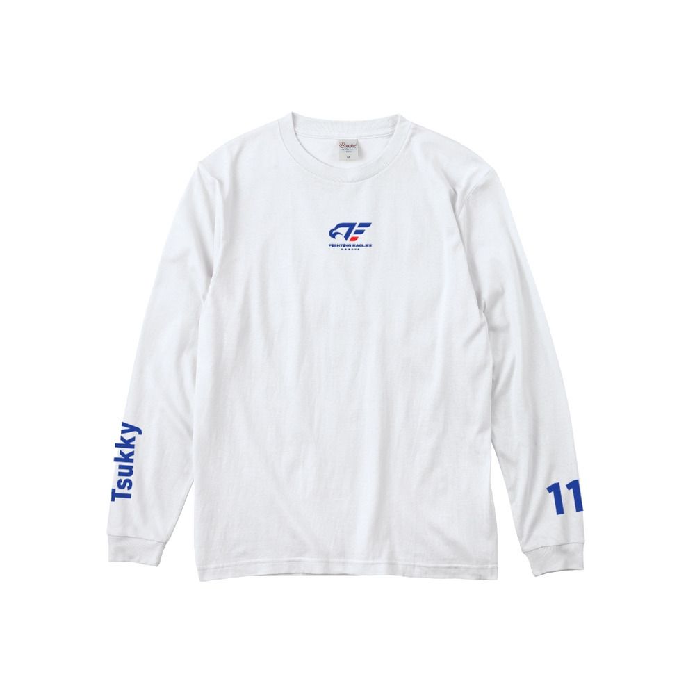 【受注】プレーヤーズロングTシャツ【白】 詳細画像 #11 月岡 1
