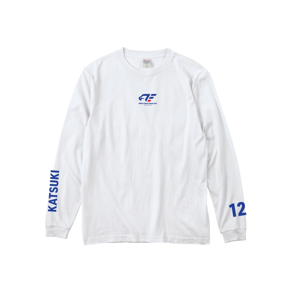 【受注】プレーヤーズロングTシャツ【白】 詳細画像 #12 平松 1