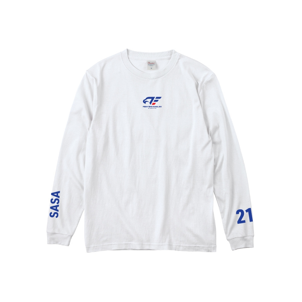 【受注】プレーヤーズロングTシャツ【白】 詳細画像 #21 笹山 1