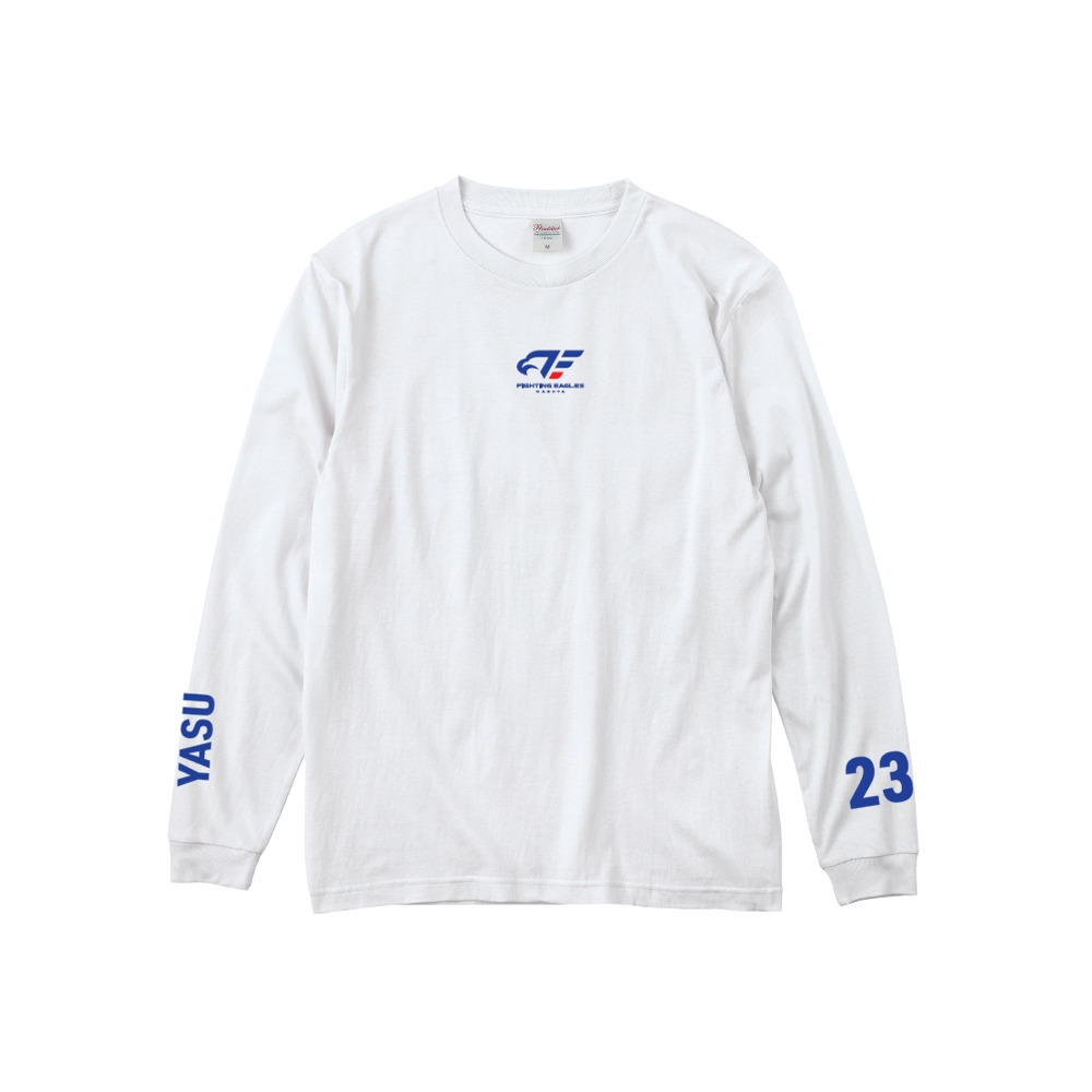 【受注】プレーヤーズロングTシャツ【白】 詳細画像 #23 保岡 1