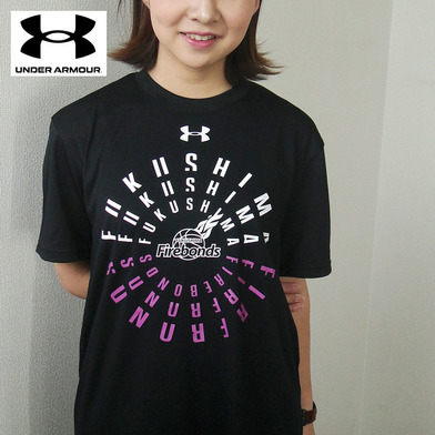 Uaアンダーアーマー Under Armour Tシャツ 黒 Times サークルロゴ デザイン 福島ファイヤーボンズ B League Bリーグ 公式オンラインショップ