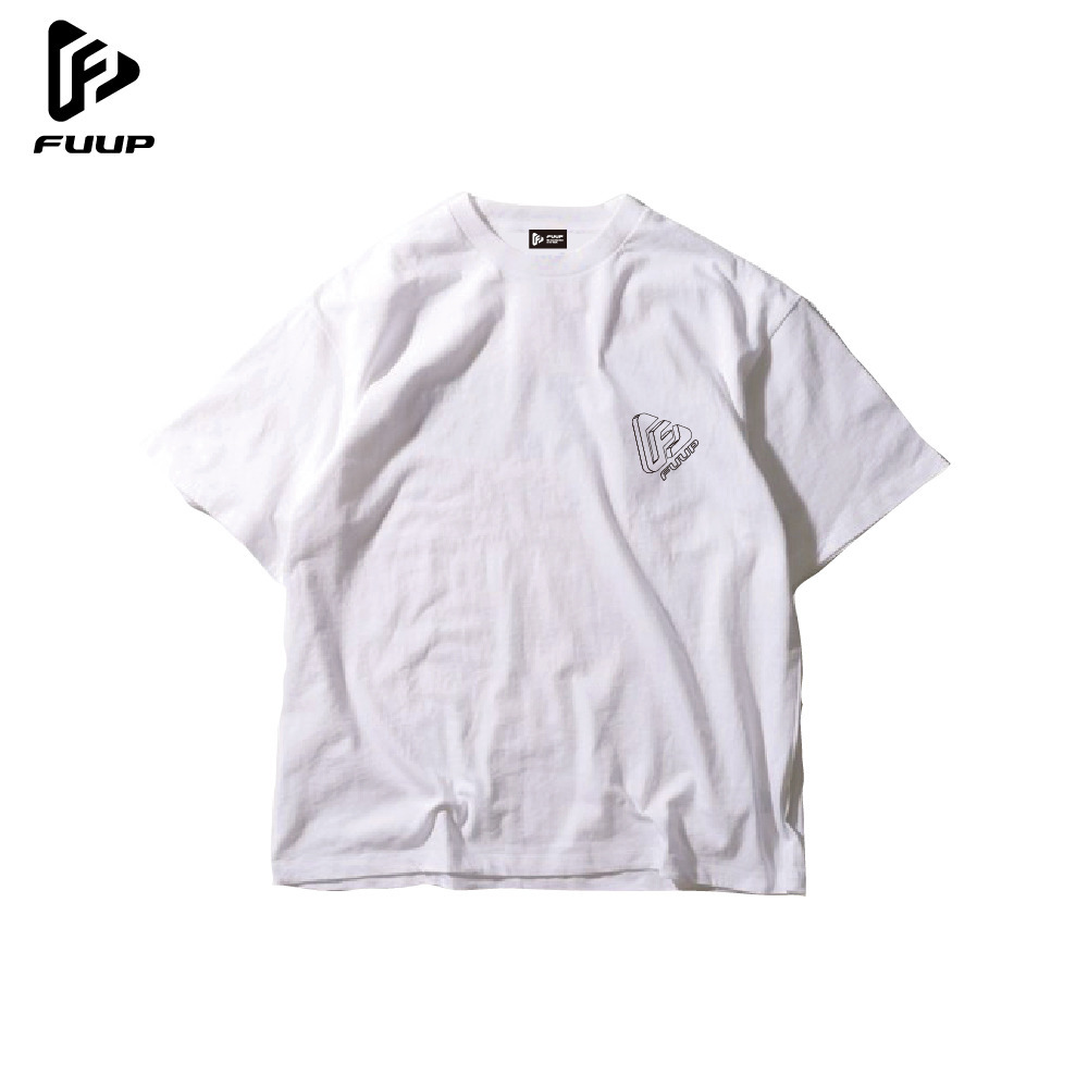 【FUUP】ビッグシルエットステッカーTシャツ 詳細画像 ホワイト 1