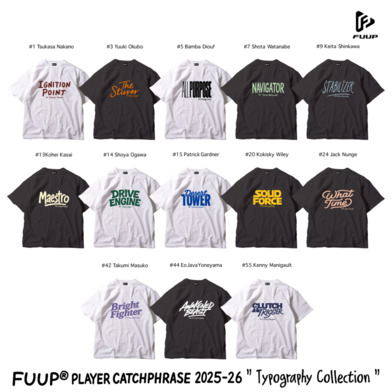 【FUUP】キャッチフレーズ　Tシャツ※受注期間：11/7　12時00分～11/16　23時59分※