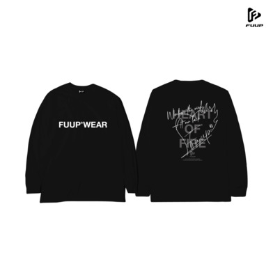 【FUUP】HEART OF FIRE　長袖Tシャツ