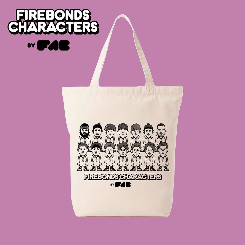 【FIREBONDS CHARACTERS BY FAB】トートバッグ 詳細画像 1