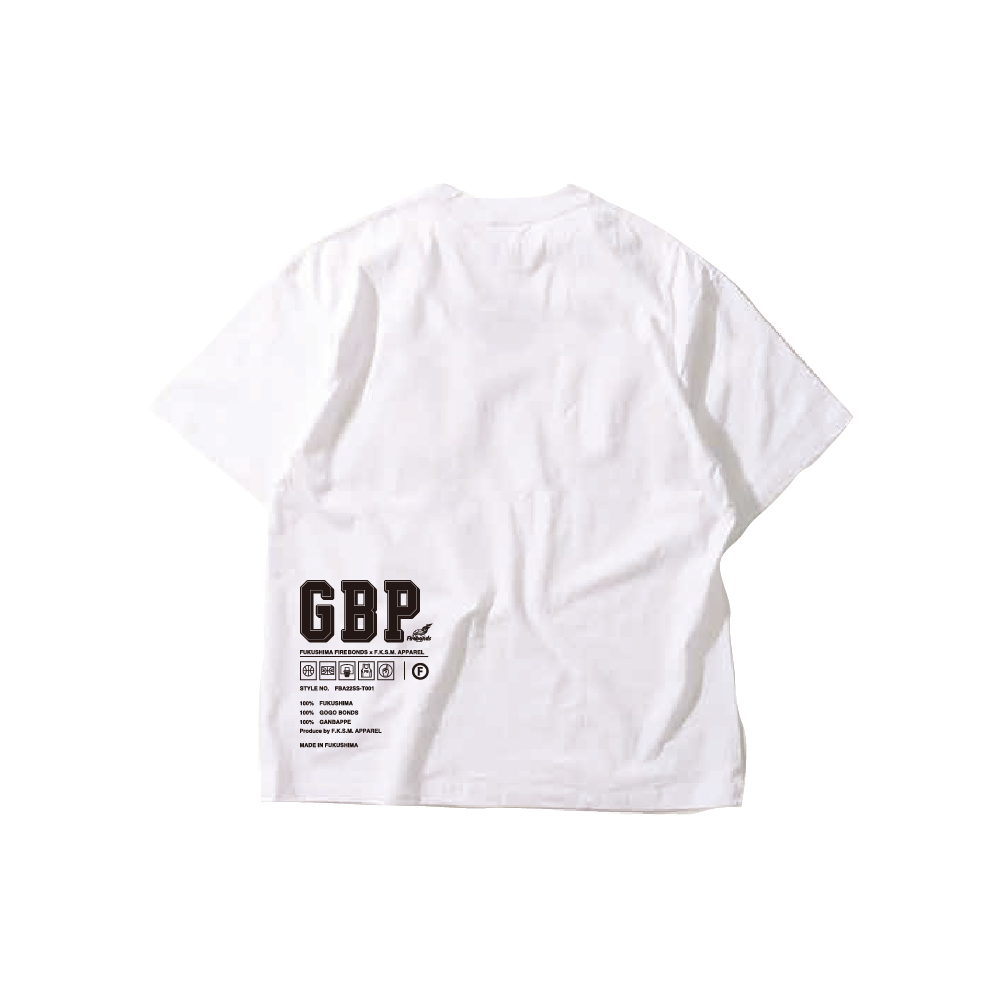 福島アパレルコラボ　GBP(がんばっぺ)Tシャツ 詳細画像 4