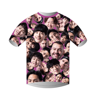 顔プリント　Tシャツ
