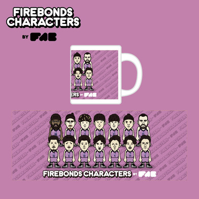 【FIREBONDS CHARACTERS BY FAB】マグカップ